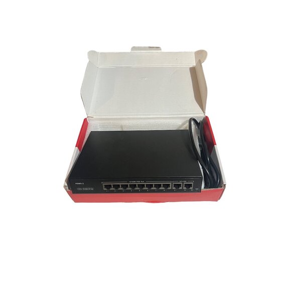 8-Port 10/100/1000Mbps PoE Switch With Power Adapter ( open box) - Picture 1 of 3